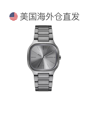 自营Skagen Men's Mellem Gray Dial Watch - gray 美国奥莱直发