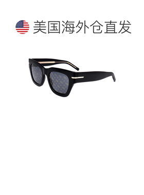 自营Hugo Boss Women's 51mm Black Sunglasses - black 美国奥莱