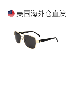 自营Carrera女士58毫米金色-黑色太阳镜-金色-黑色 美国奥莱直发
