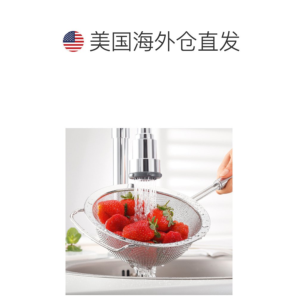 Rosle Stainless Steel Round Handle Coarse Mesh Kitchen Strai - 图1