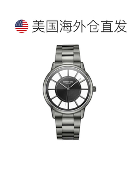 自营Kenneth Cole Men's Classic mm Quartz Watch - black 美国