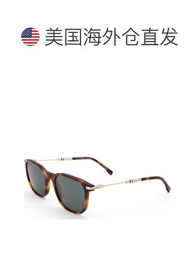 自营 Lacoste男式51毫米棕色太阳镜-哈瓦那 美国奥莱直发