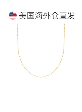 自营Ross-Simons .7 毫米 14kt 黄金绳链项链 - 18 英寸 美国奥莱