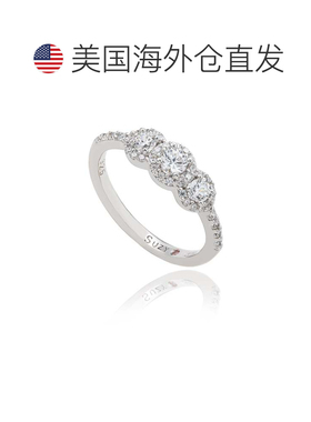 自营Suzy Levian Rose Sterling Silver Brown Cubic Zirconia Pe