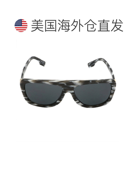 自营Burberry Joan Dark Grey Square Ladies Sunglasses BE4362