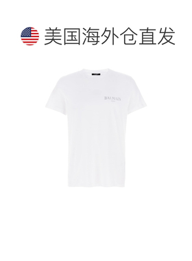 自营Balmain Men's Vintage T-Shirt - white 美国奥莱直发