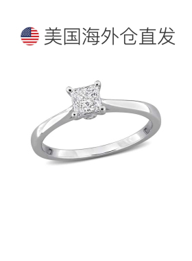 自营Mimi & Max 1/2ct TW Princess Lab-Grown Diamond Engagemen