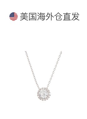 自营 Adornia Swarovski 水晶光环项链 .925 纯银 银 美国奥莱直