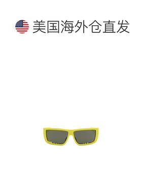 自营 PLEIN SPORT FEARLESS - 黑色/黄色 美国奥莱直发太阳镜