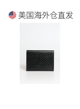 自营Trussardi Polyester Men Men's Clutch - black 美国奥莱直