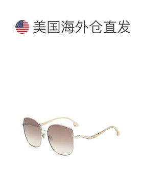 自营 Jimmy Choo 金属女士太阳镜 - 灰色 美国奥莱直发