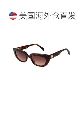 自营Maje Acetate Women's Sunglasses - brown 美国奥莱直发