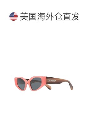 自营 off-white米白色猫眼全框黑框深灰色太阳镜Oeri063Memphis10