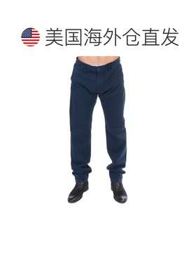 自营GF Ferre Stretch Straight Fit Pants Men's Chinos - blue