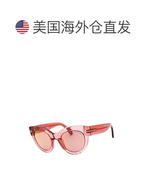 自营Tom Ford Women's FT1063 51mm  Sunglasses - pink 美国奥莱