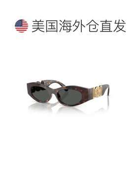 自营versace0ve4480u Tortoiseshell-Patterned Oval Sunglasses