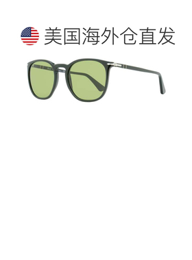 自营Persol 中性大号 Pantos 太阳镜 PO3316S 11884E 深绿色 54