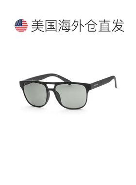 自营Calvin Klein Men's 55mm Matte Blue Sunglasses - matte bl