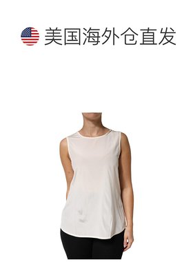 自营Peserico Silk Stretch Roundneck Sleeveless Tank Women's