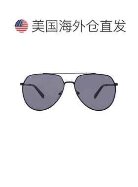 自营Calvin Klein Grey Pilot Men's Sunglasses CK20124S 001 59