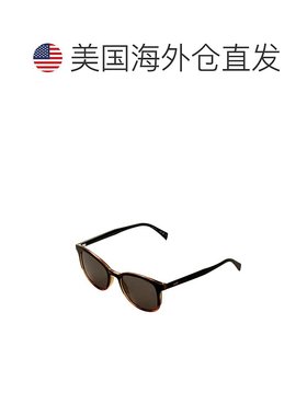 自营levi's李维斯男式53毫米黑色哈瓦那太阳镜-黑色哈瓦那 美国奥
