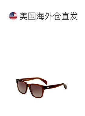 自营Rag & Bone Men's Crystal Brown 54mm Sunglasses - crystal