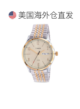 自营Timex Men's Classic White Round 40mm - white 美国奥莱直