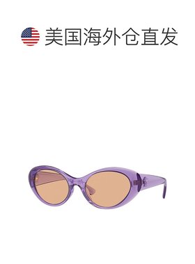Versace 女士 53 毫米紫色透明太阳镜 VE4455U-5353-3-53 - 紫色