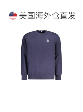 自营North Sails Navy Cotton Men Men's Sweatshirt - blue 美国