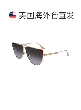 自营Victoria Beckham Metal Women's Sunglasses - brown 美国奥