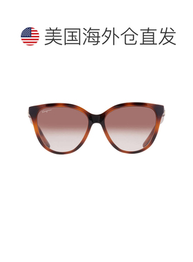 自营salvatore ferragamoFerragamo Brown Gradient Cat Eye Ladi