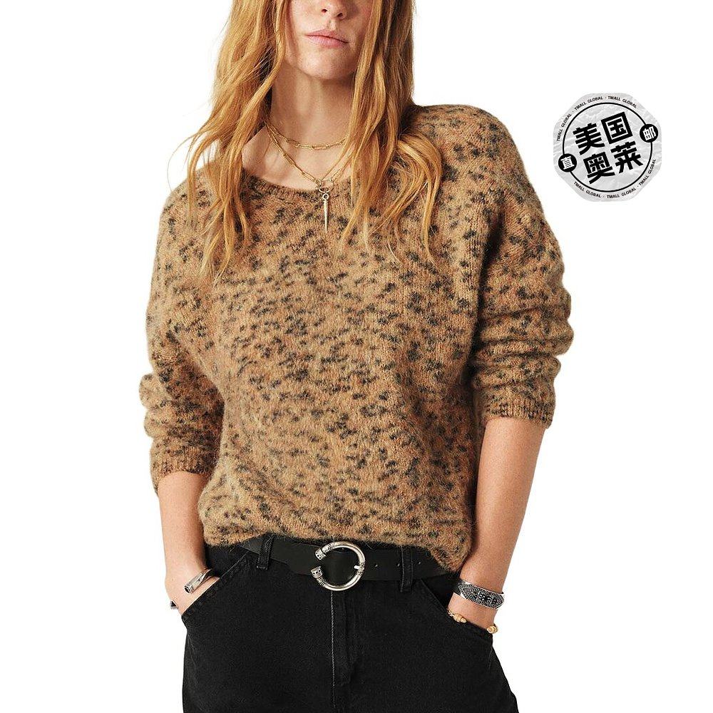 自营ba&sh Leopold Alpaca & Wool-Blend Sweater - beige 美国奥 - 图0