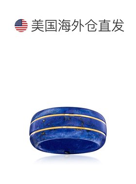 自营 ross-simonsRoss Simons 青金石戒指配 14 克拉黄金 蓝色 美