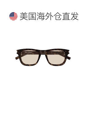 自营saint laurentSl 819 Tortoiseshell Square Frame Sunglasse