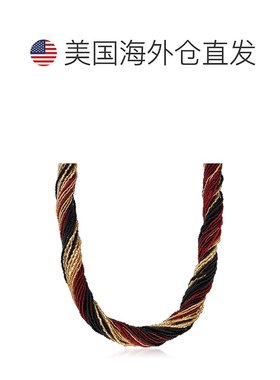 自营 Ross-Simons Italian Red, Black and Gold Murano Glass Be