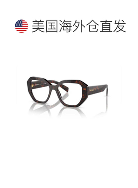 自营pradaA07v Vista Oversized Geometric Tortoiseshell Frame