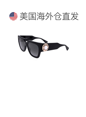 自营moschinoMOS153/S/US 0807 9O黑色/深灰色渐变-黑色 美国奥莱