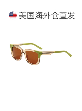 自营Nike Men's 54 mm Brown Sunglasses - transparent sand bro