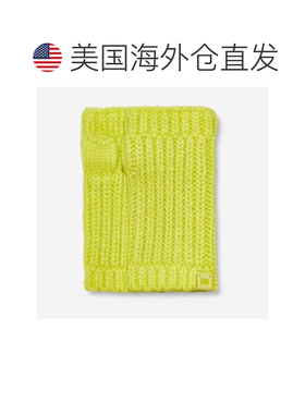 自营女式UGG矮胖无指手套绿色极冷天气手套RED868-绿色 美国奥莱