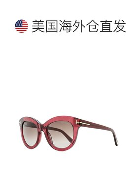 自营 Tom Ford女式奥黛特太阳镜TF1189 69T波尔多53mm-69T 美国奥