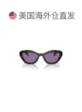 自营prada0pr A02s Bold Cat-Eye Sunglasses - purple 美国奥莱
