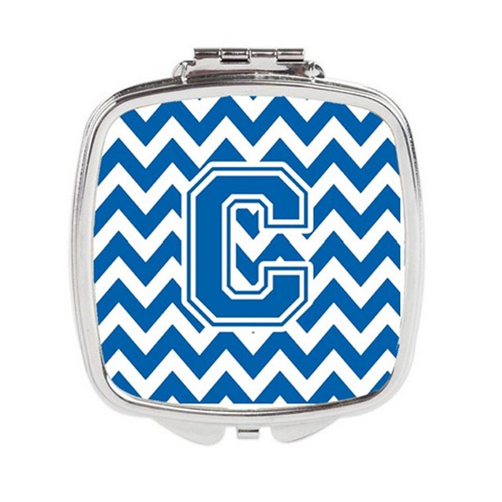 Carolines Treasures CJ1056-CSCM Letter C Chevron Blue& Whit-图2