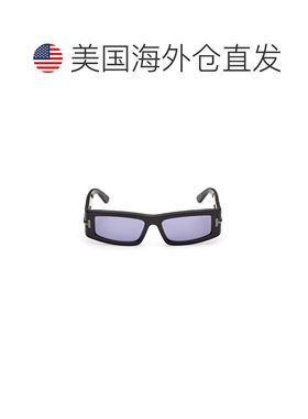 自营tom fordTi0026 Rectangular Black Acetate Sunglasses - bl
