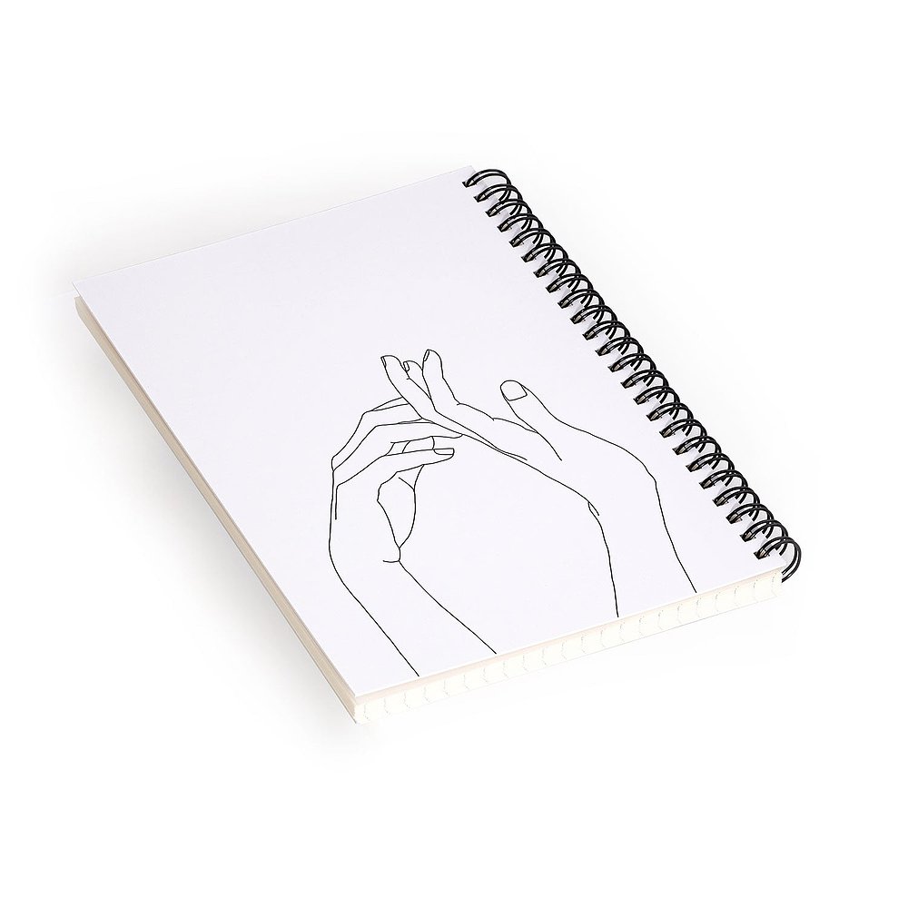 deny designsThe Colour Study Hands Line Drawing Abi Notebook - 图2