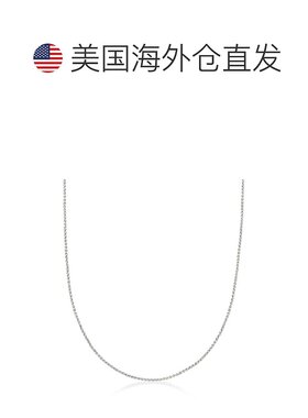 Ross-Simons 1mm 14kt White Gold Wheat Chain Necklace - 20 in