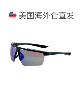 自营Nike Men's 75 mm Green Sunglasses - white gorge green 美
