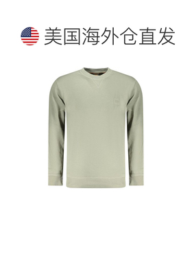 自营Hugo Boss Cotton Men Men's Sweatshirt - green 美国奥莱直