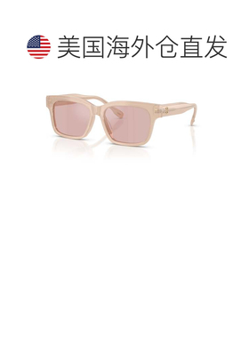 自营Tory Burch女士55毫米乳白色浅绿色太阳镜-乳白色浅绿色 美国