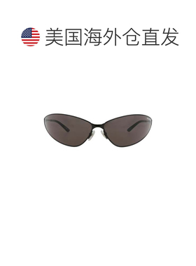 自营balenciagaShield-Frame金属太阳眼镜-黑色黑色灰色 美国奥莱