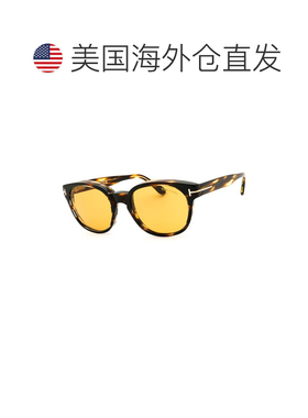 自营Tom Ford女士FT1180 53mm太阳镜-棕色 美国奥莱直发